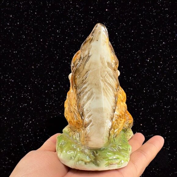 Vintage Enesco Ceramic Squirrel W Baby Figurine Marked E9403 Porcelain Painted - Picture 7 of 14